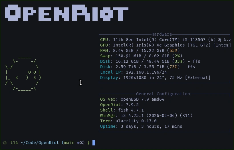 OpenRiot Terminal
